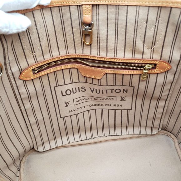 100% Authentic Louis Vuitton Neverfull MM Monogram Tote Bag - Picture 10 of 16
